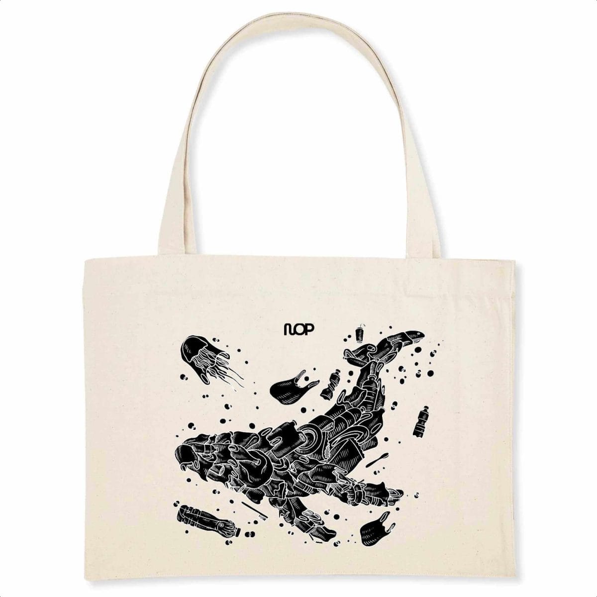 The Streets Garbage Whale Shopping Bag